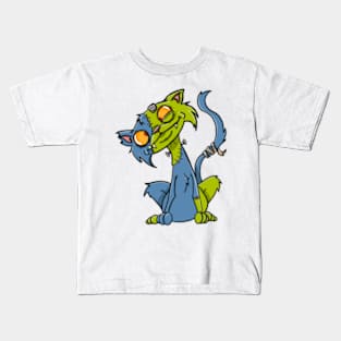 Feline-stein Kids T-Shirt